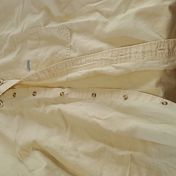 Chaps linen cotton blend short sleeve shirt size XL - Picture 3 of 4